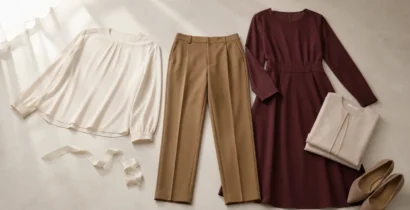 レディース服のサイズ選び総合ガイド　肩・胸囲・着丈・重ね着で考える